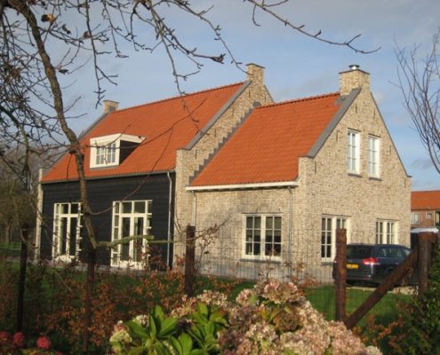 Nieuwbouw woning in 'Ouddorpse Boerderijstijl'